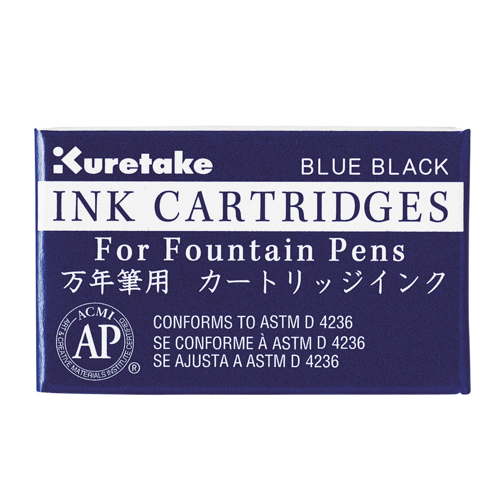 Fountain Pen Cartridge, Blue-Black, Pack of 3 (DAN141-99)