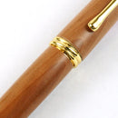 くれ竹万年毛筆 夢銀河 天然木 梨 赤 (DAY140-18)