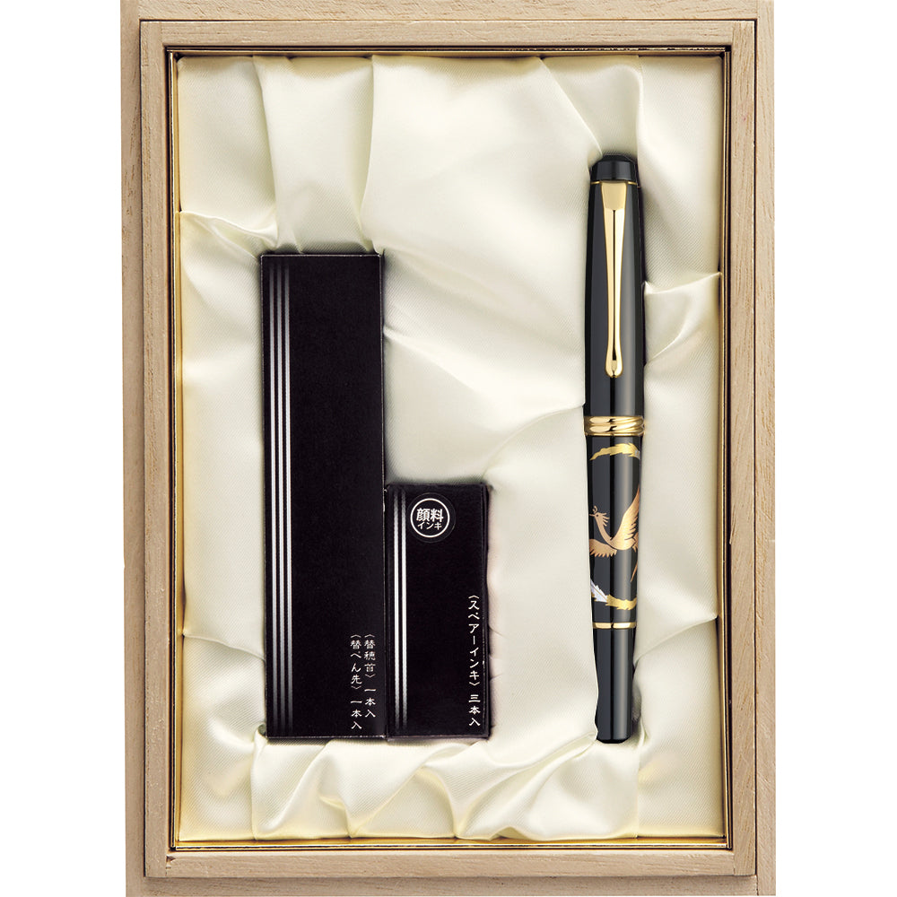 新品未使用品 呉竹 DAY140-30 万年毛筆夢銀河蒔絵物語 瑞鳥鳳凰 筆ペン くれ竹万年毛筆 夢銀河 蒔絵物語 瑞鳥鳳凰 DAY140-30
