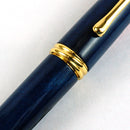 くれ竹万年毛筆 夢銀河 鹿角 古代藍染め (DAY140-34)