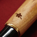 くれ竹万年毛筆 夢銀河 天然木 千本桜 中字 (DAY140-62)