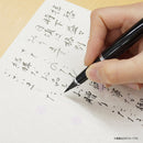 くれ竹万年毛筆 スターリーナイト 本革 黒 (DAY141-4)