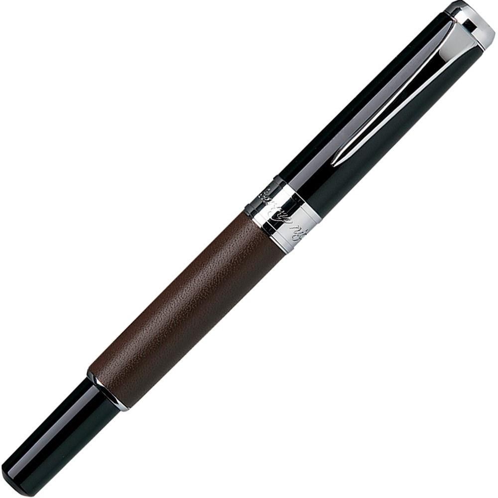 Kuretake Fountain Brush Pen Starry Night, Genuine Leather, Brown (DAY141-5)