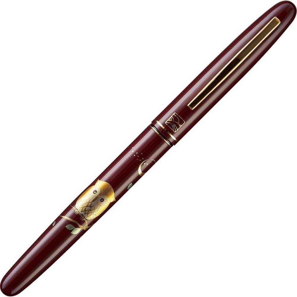 Kuretake Fountain Brush Pen Makie Monogatari Owl Red (DU181-415)