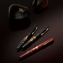 くれ竹万年毛筆 蒔絵物語 桜唄 黒 (DU184-015)