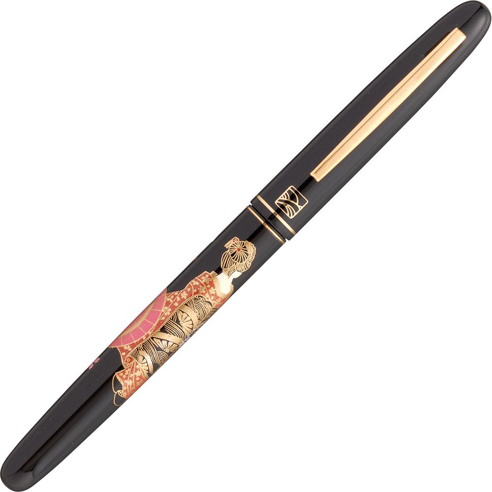 Kuretake Fountain Brush Pen - Maki-e Monogatari - Hana Maiko - Black (DU184-515)