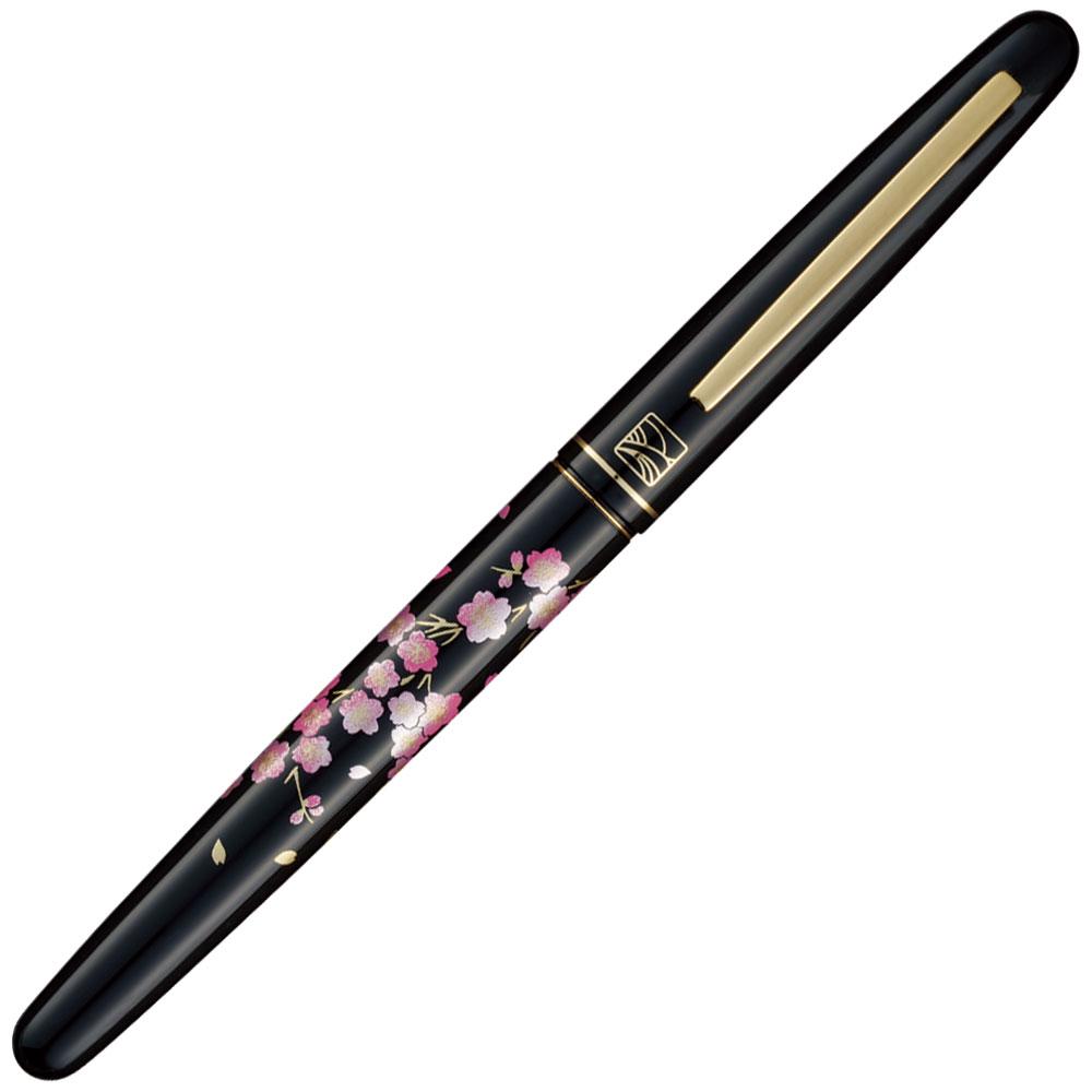 Kuretake Fountain Brush Pen Makie Monogatari Sakura Shunpu Black (DU185-315)