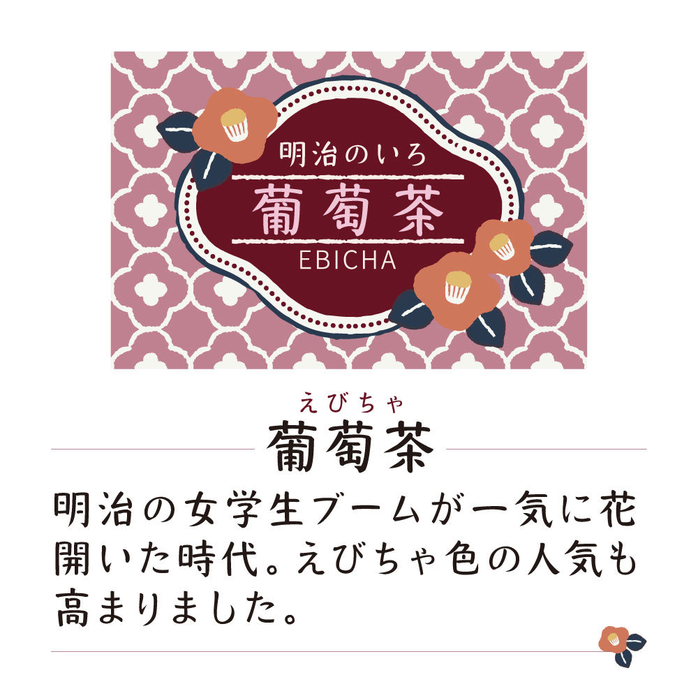 ink-café 明治のいろ 葡萄茶 (ECF160-531)