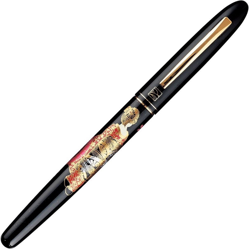 Kuretake Letter Pen Makie Monogatari Hanamiko Black (ER186-111)