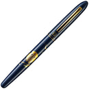 くれ竹手紙ぺん 蒔絵物語 ふくろう 紺 (ER190-410)