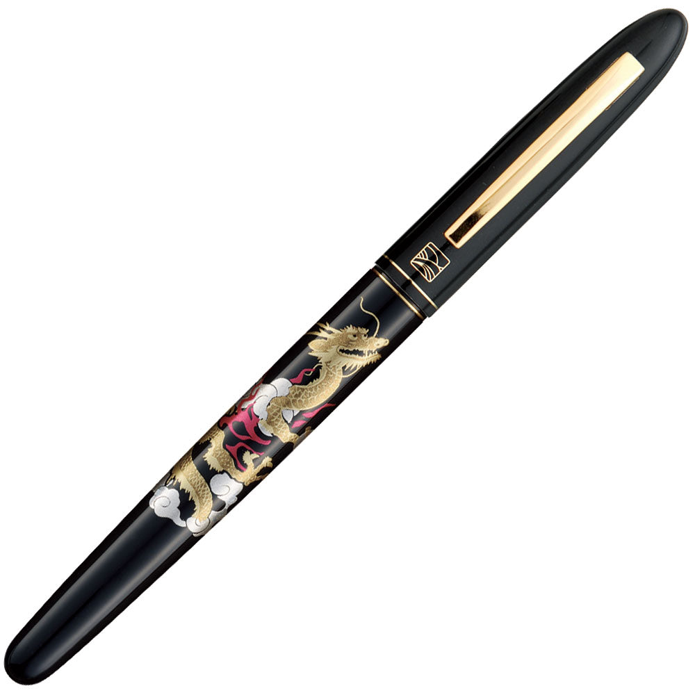 Kuretake Letter Pen Makie Monogatari Dragon and Orb, Black (ER191-610)