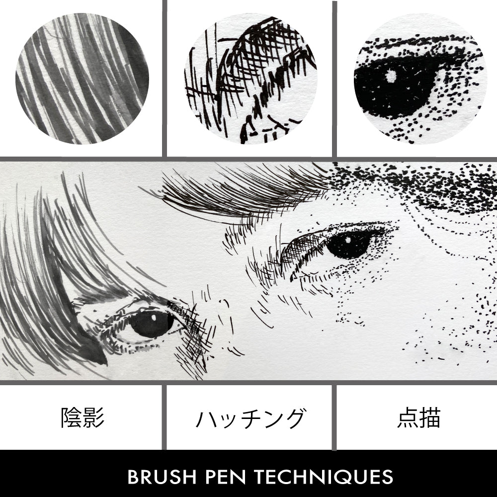 ZIG ILLUSTRATION BASIC SET3 筆ぺん 5本セット (IKTB-22/5V)