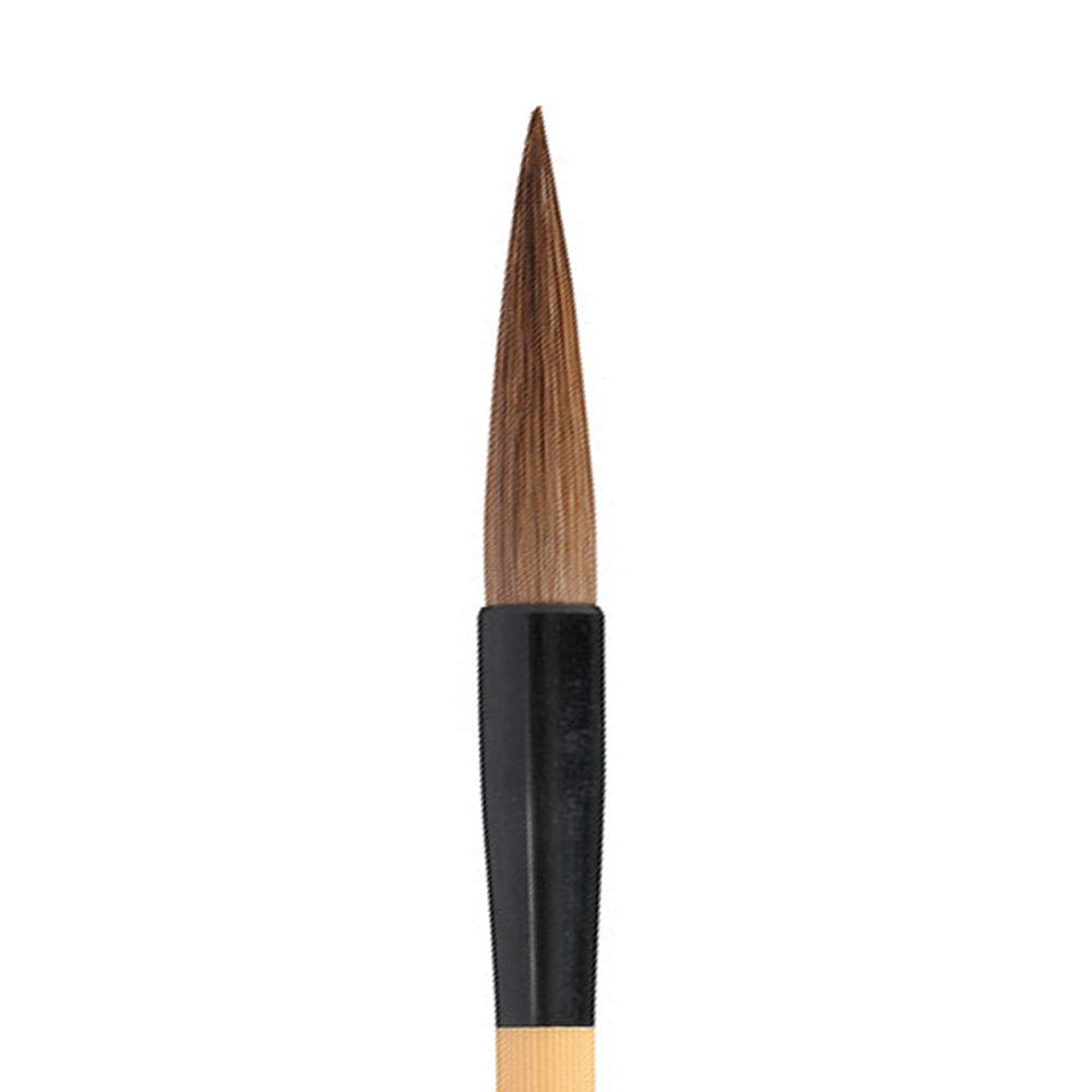 Thick Brush for Practice, No. 4 Brown Horsehair (JC333-4)