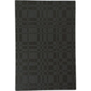 御朱印帳大判 格子柄・黒色 (LH10-14)