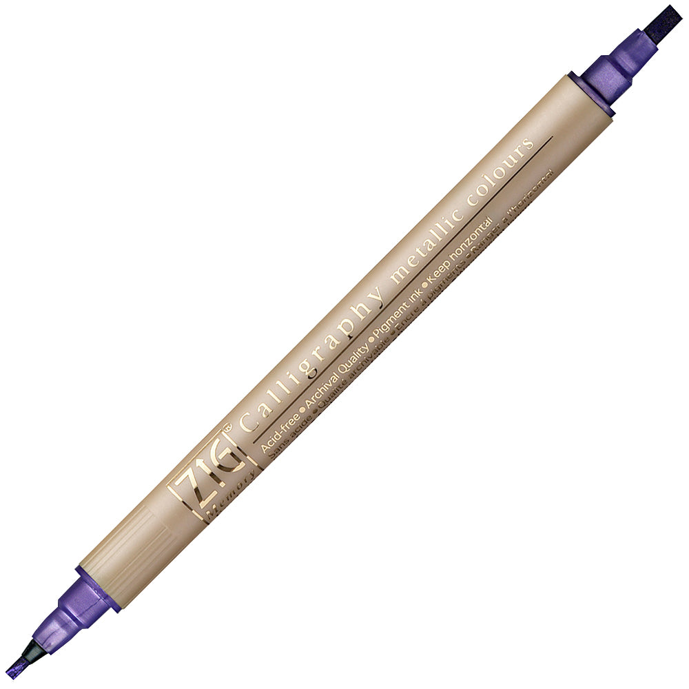 ZIG Memory System Calligraphy Metallic Colors Individual Markers (MS-8400)