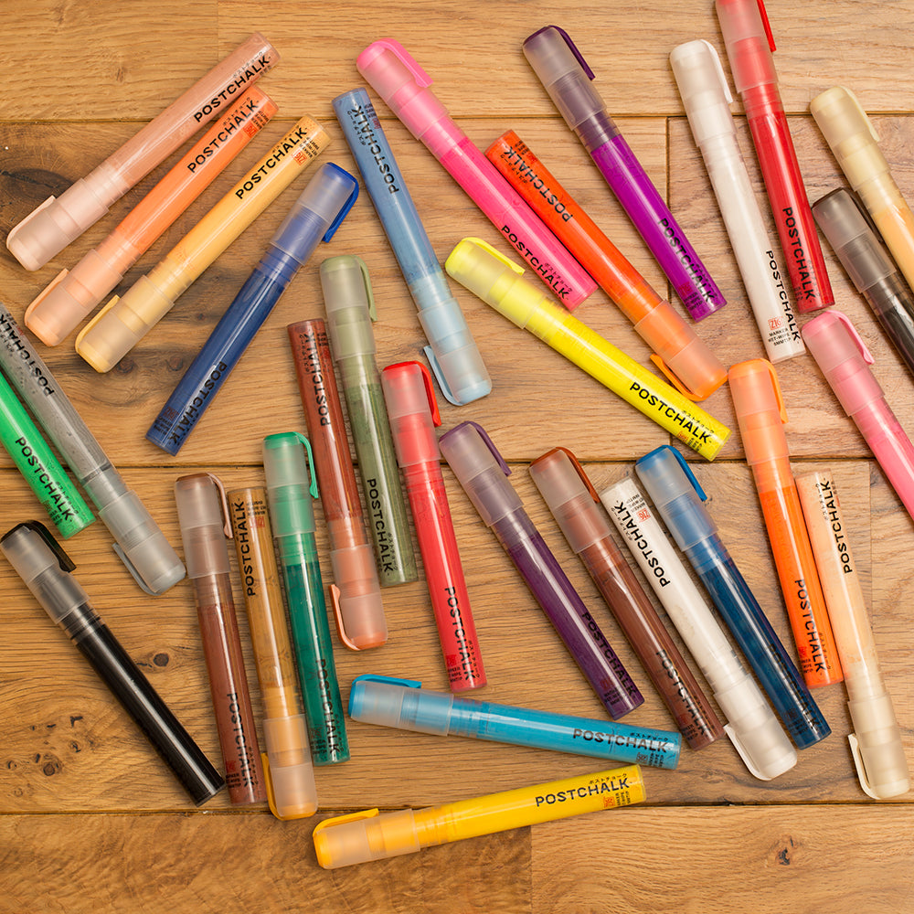 ZIG POSTCHALK MARKER WET-WIPE 6MM TIP (POST-500A-***S)