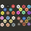 ZIG POSTCHALK MARKER WET-WIPE 6MM TIP 32色セット (POST-500A/32V)