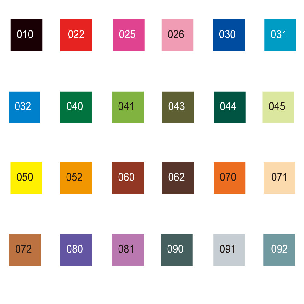 Kuretake ZIG CLEAN COLOR Real Brush, 24 Color Set (RB-6000AT/24V)