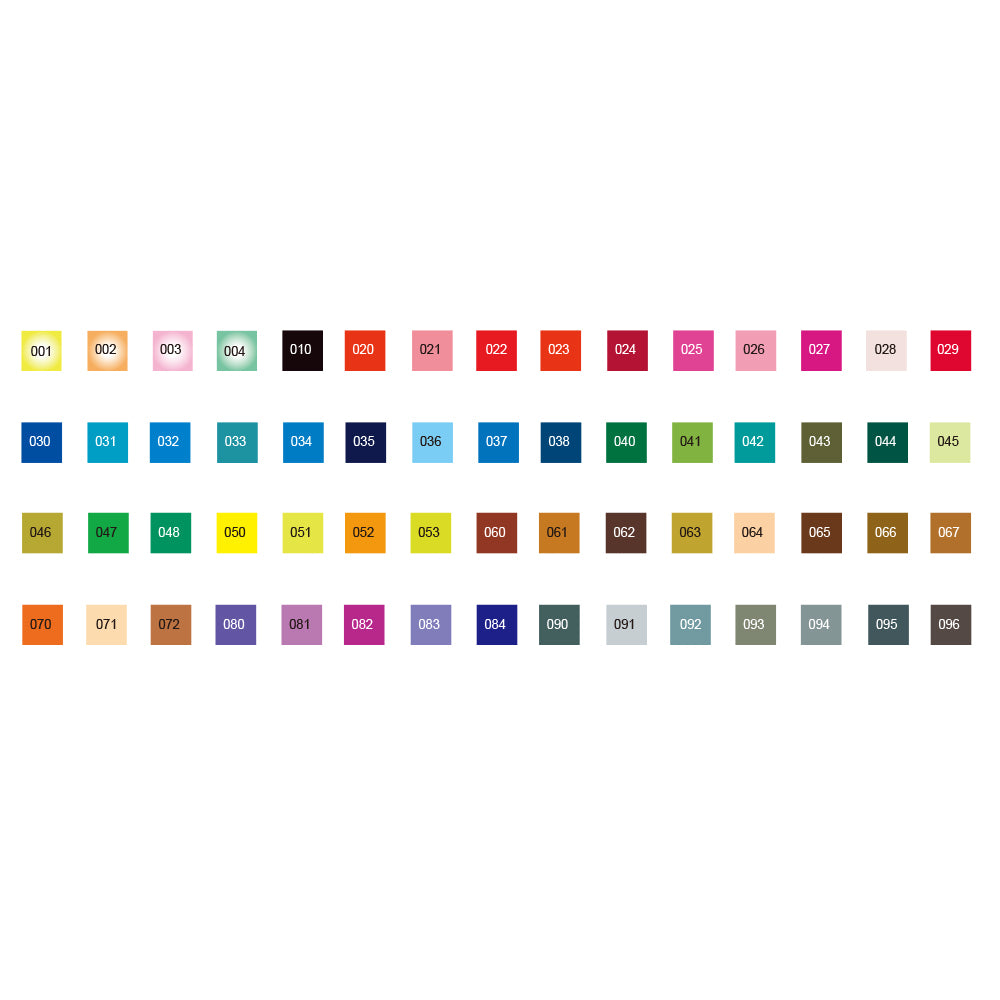 Kuretake ZIG CLEAN COLOR Real Brush 60-Color Set (RB-6000AT/60V)