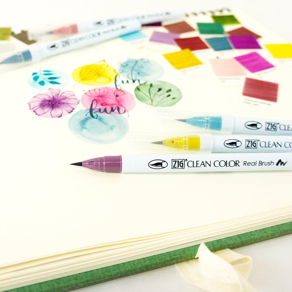 ZIG CLEAN COLOR Real Brush 30-Color Set A (RB-6000AT/30VA)