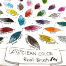 ZIGクリーンカラーリアルブラッシュ 30色セットA (RB-6000AT/30VA)