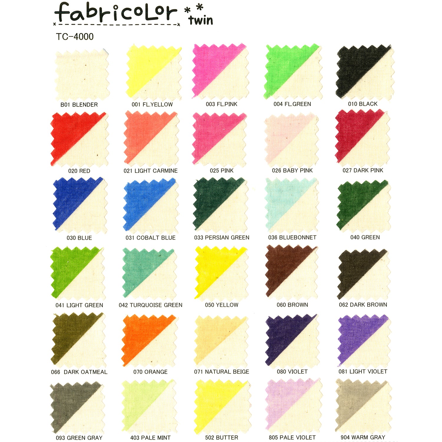 Kuretake ZIG fabricolor Twin 30-Color Set (TC-4000A/30V)