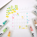 ZIG クリーンカラードット 12色セット  (TC-6100/12V)