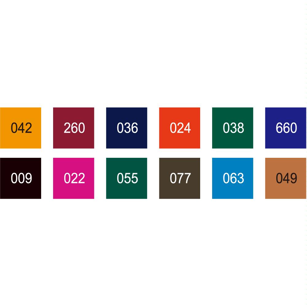 ZIG Art & Graphic Twin DEEP 12色セット (TUT-80/12VDE)