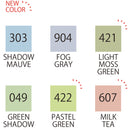 ZIG クリーンカラーリアルブラッシュ ペールカラーⅡ･6色セット (RB-6000AT/6VH)