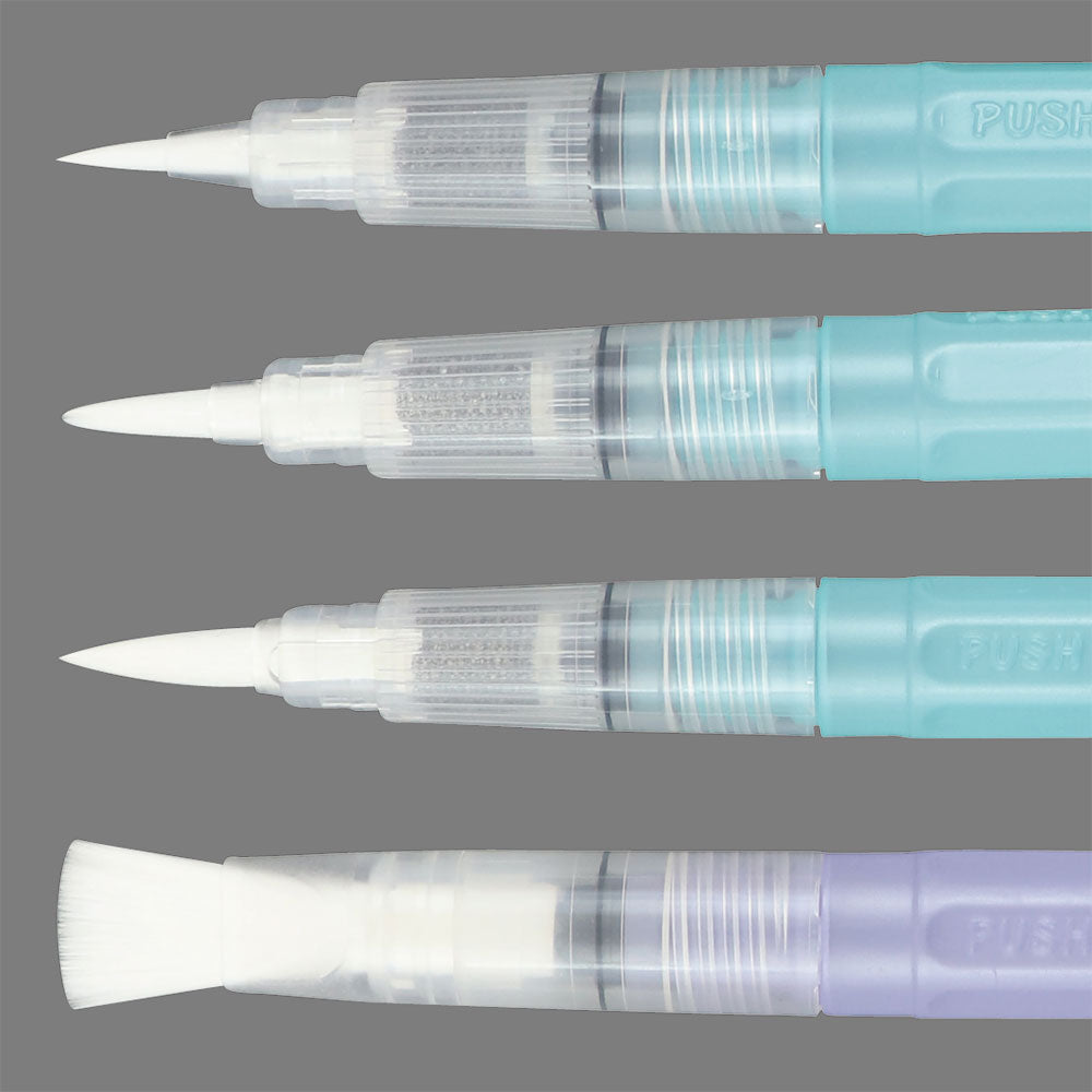 Pen-style Container Brush Pen 4-Color Trial Set (PGY-KM-TRY4)