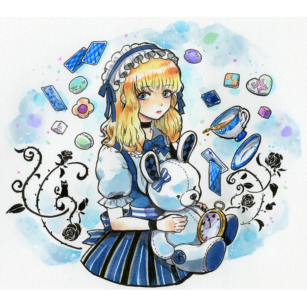 ZIG Cartoonist MANGAKA FLEXIBLE FINE Black (CNMF-010)