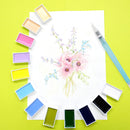 呉竹 顔彩耽美 48色セット (MC20/48V)