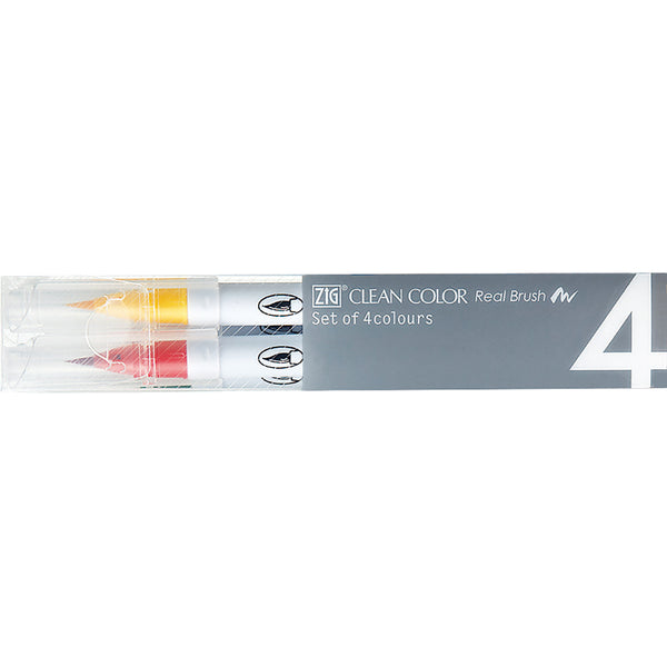 ZIG クリーンカラー リアルブラッシュ 4色セットC ピュアカラー RB