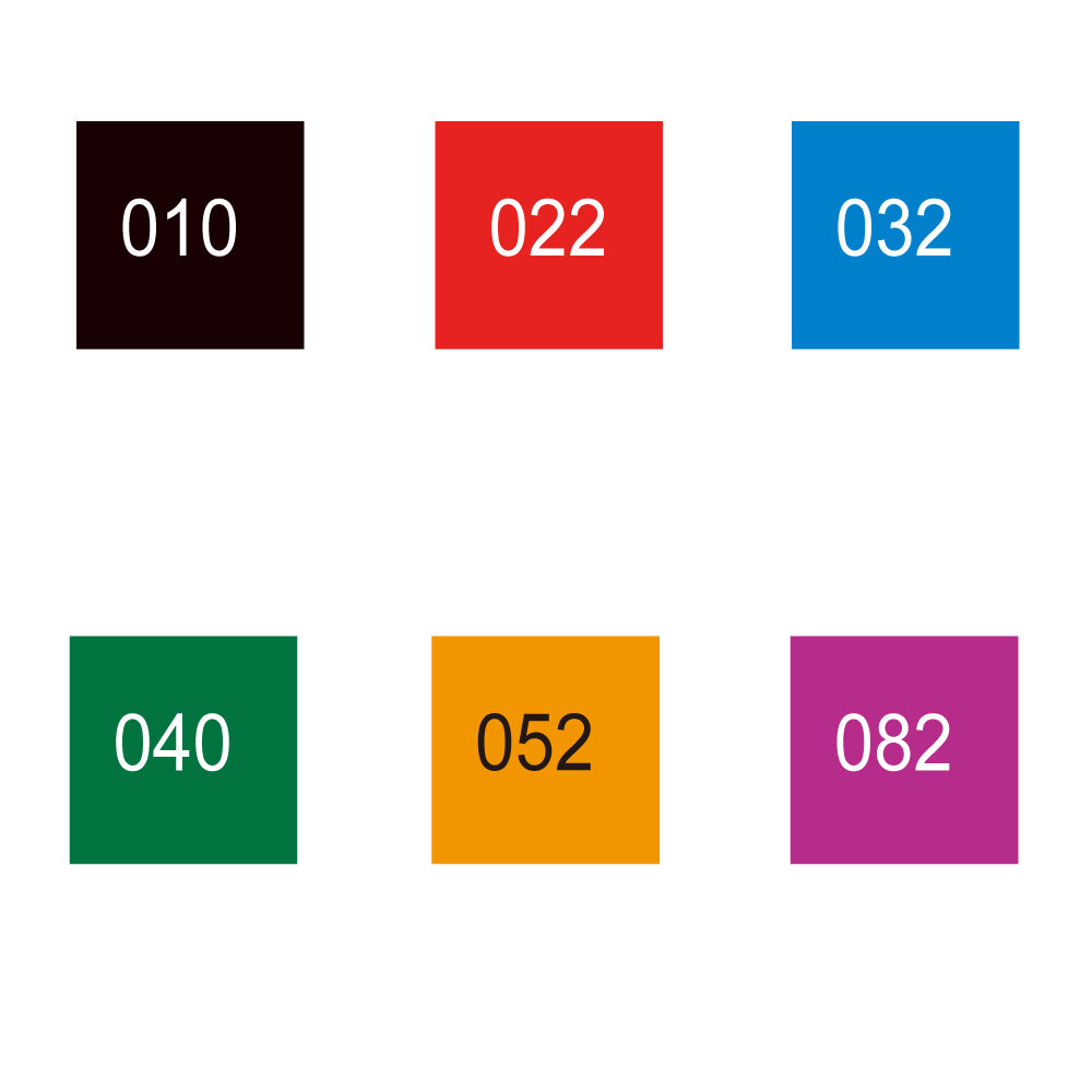 Kuretake ZIG CLEAN COLOR Real Brush, 6-Color Set (RB-6000AT/6VA)