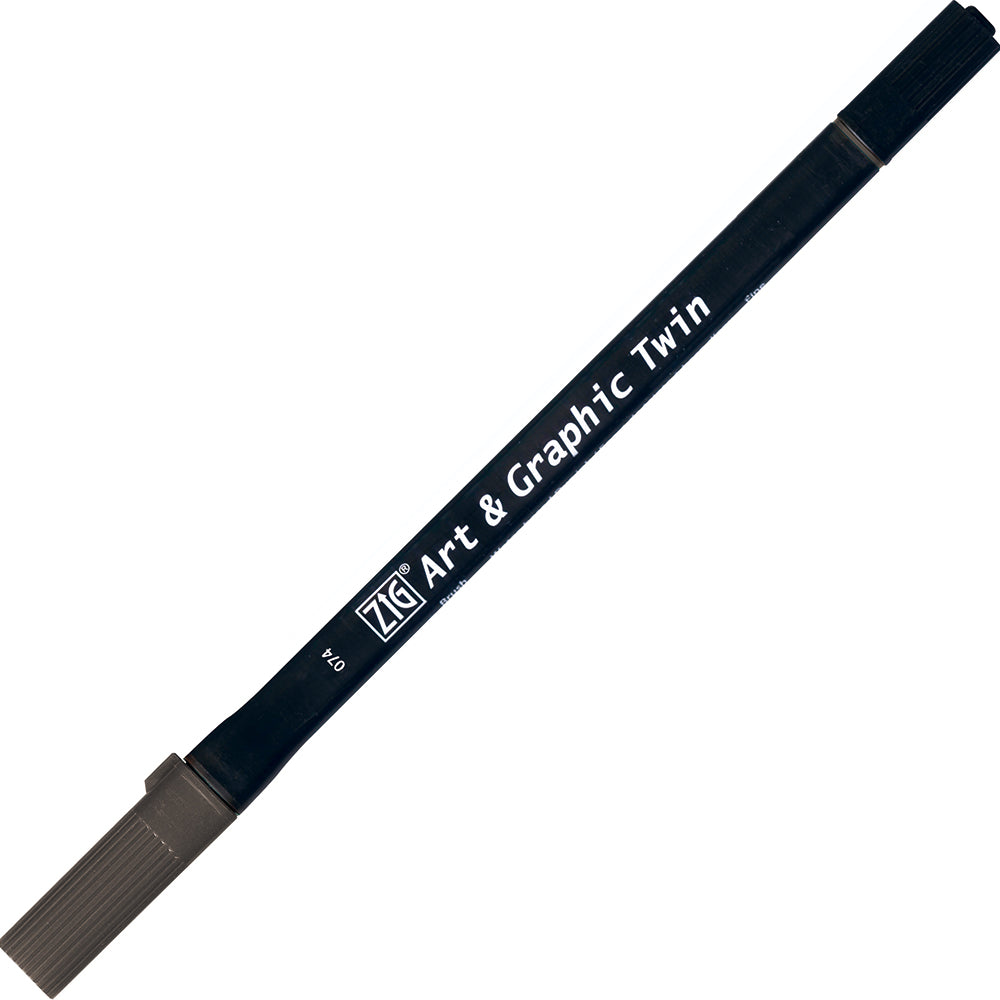 ZIG Art & Graphic Twin GRAY 12-Color Set (TUT-80/12VGR)